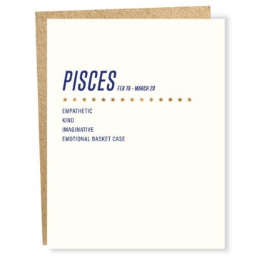 Pisces Birthday Cards