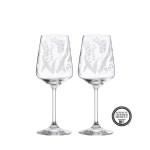 lily of the valley wine glasses